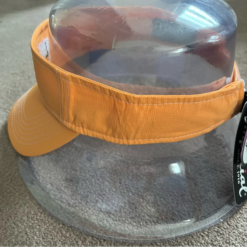 NWT Imperial Scotchgarded Cochecho Country Club Visor with Adjustable Strap
